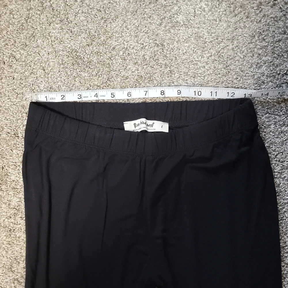 Three Bird Nest Black Flare Boot Cut Pants - Picture 2 of 3